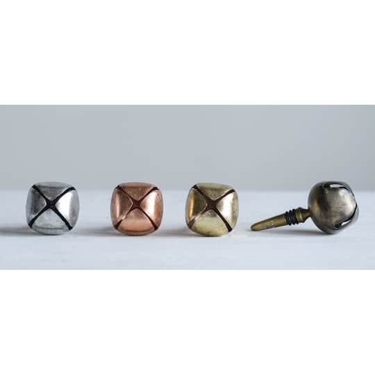 Hello Honey® Metal Bell Bottle Stopper Set